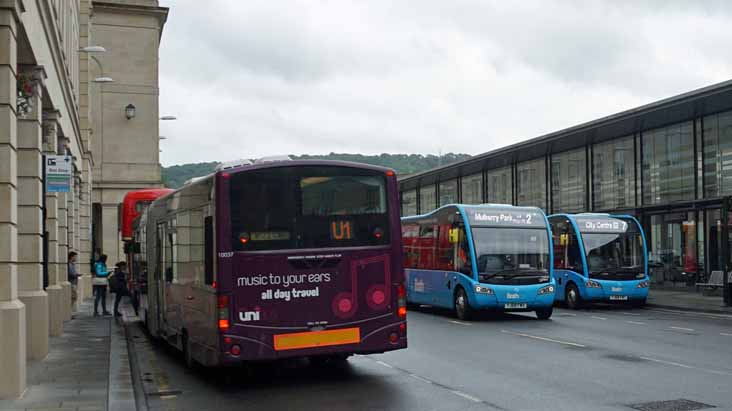 First West of England Optare Solo SR 53859 53855 Bath City 10037